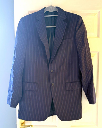 Chester barrie navy pinstripe - chester,
